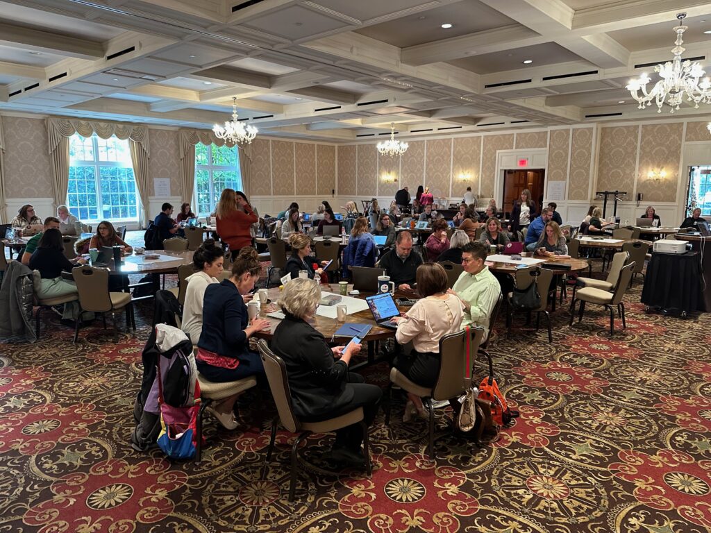 A P2 on-site training session