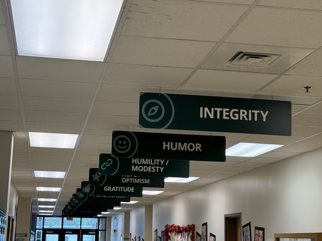 Swift Creek Elementary School P2 signage