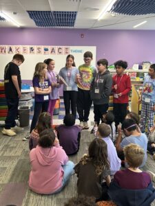 house system meeting at Sargent Elementary