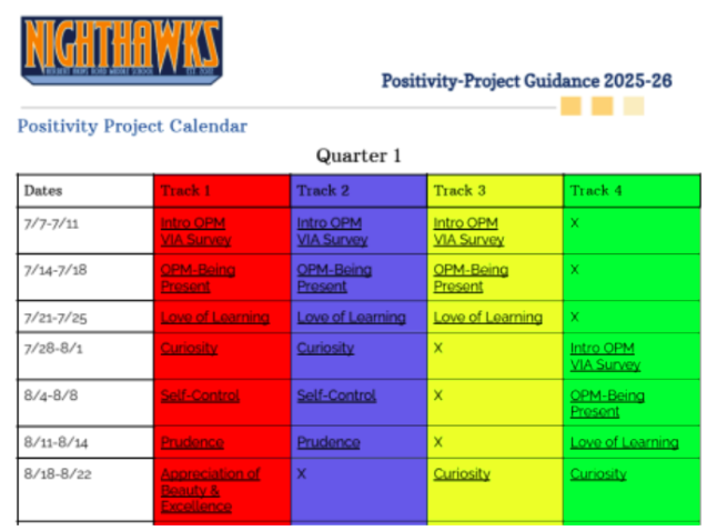 custom P2 calendar