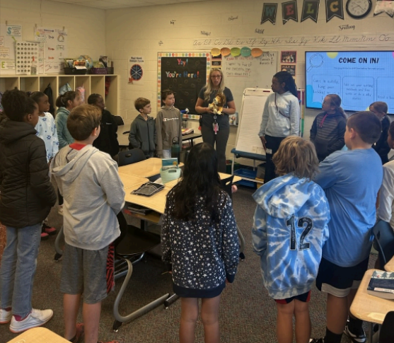 Students peer lead lessons