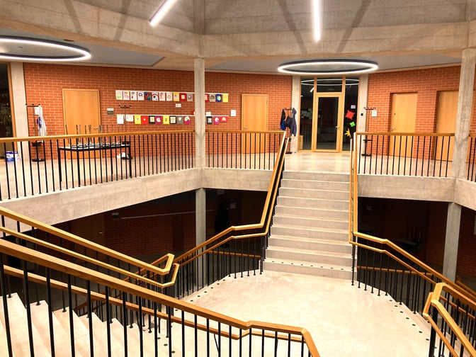 School Hall and Stairs