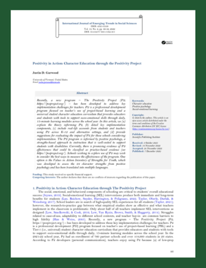 Study on Tier 1 Character Education