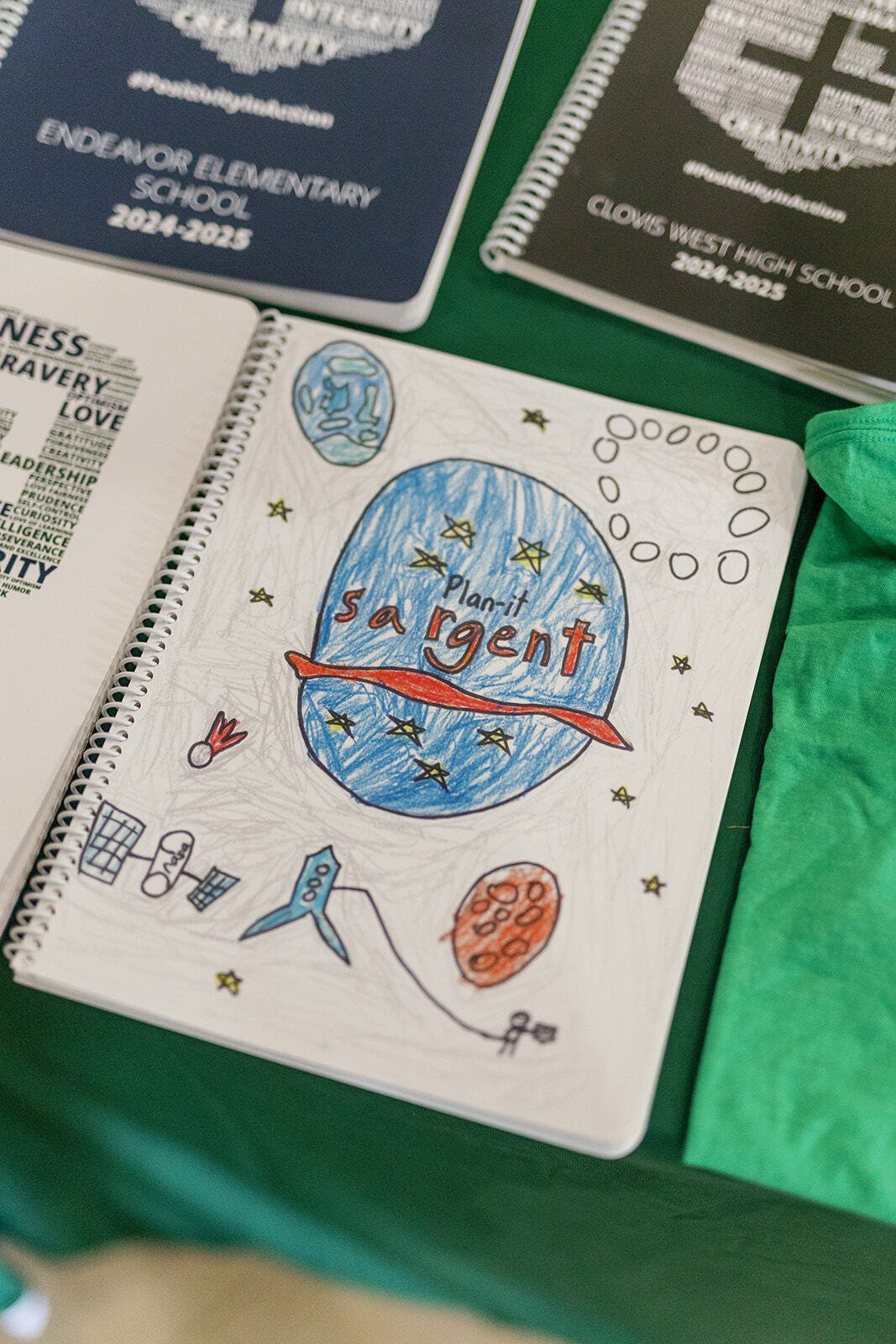 Sargent Elementary custom planner cover
