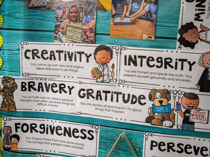 Clovis Elementary word wall