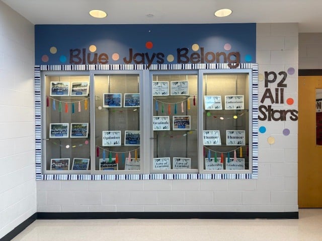 Blue Jays Belong display for P2 all stars