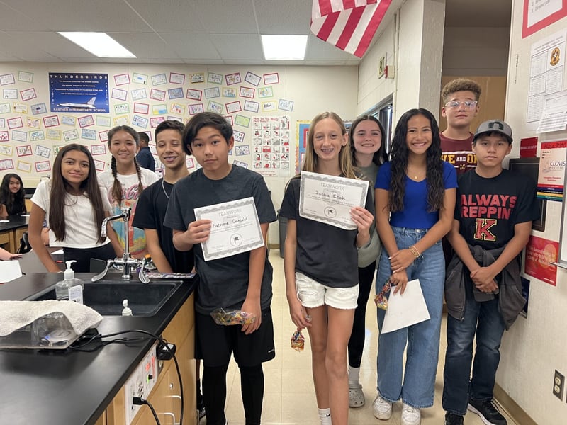Student Recognition team work