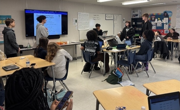 Student-led Discussion at Cabarrus-Kannapolis Early College High School-1