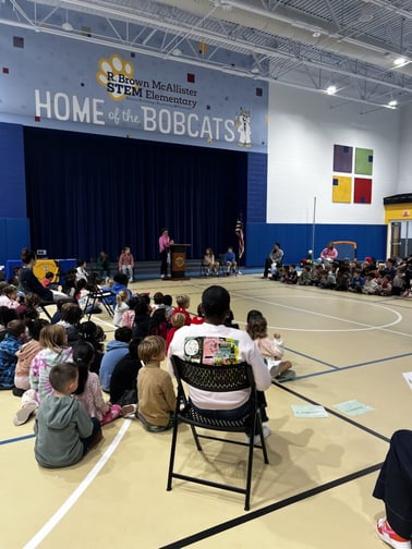 family morning meet r. brown mcallister stem elementary 