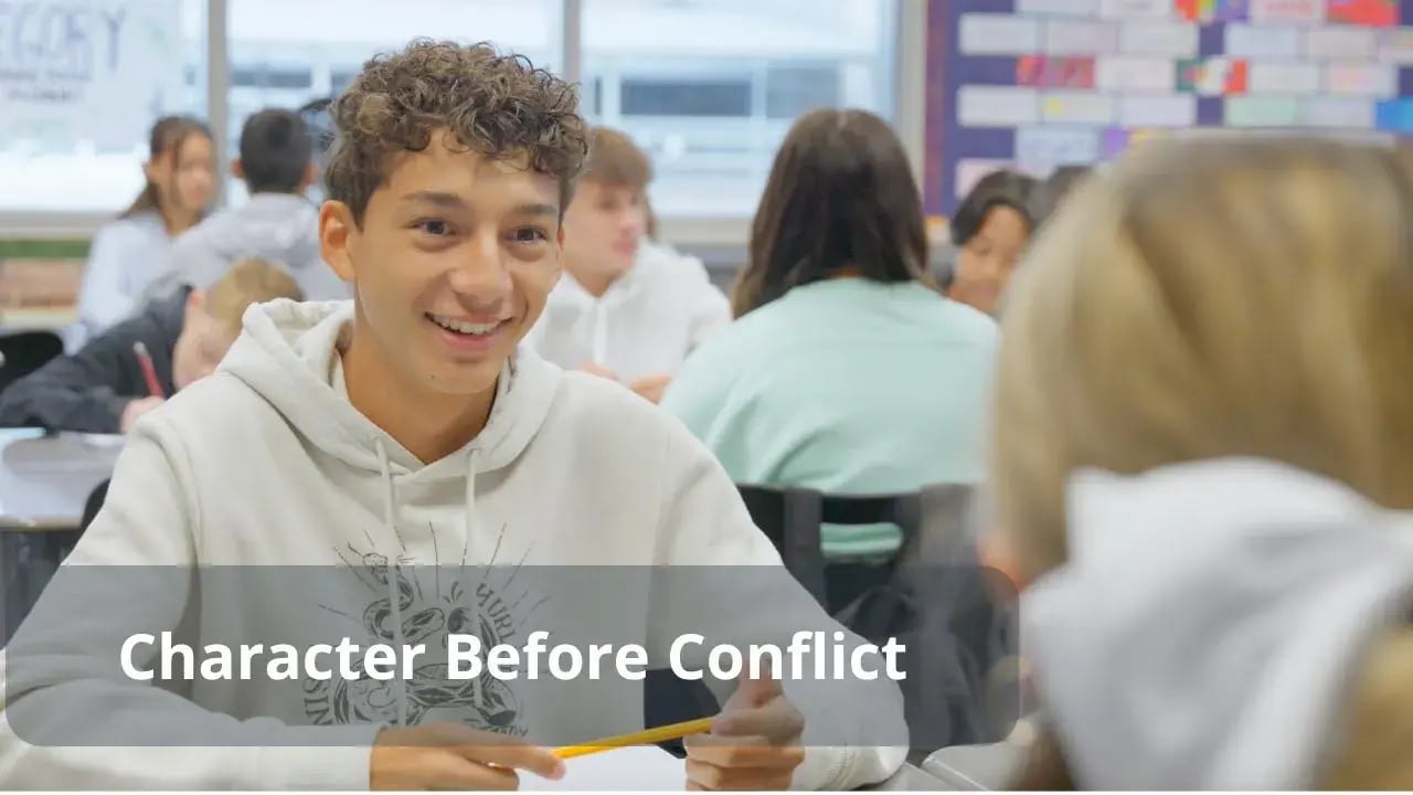 Watch "Building Character Before Conflict: How P2 Improves Student Behavior" Video
