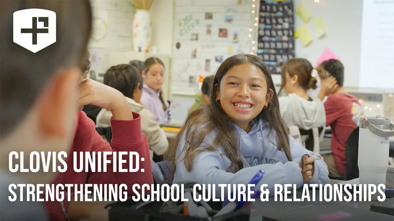 Watch "Clovis Unified: Strengthening Relationships, Character and Culture with The Positivity Project" Video