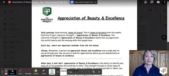 Play "Overview: P2 Morning Announcement Scripts" Video