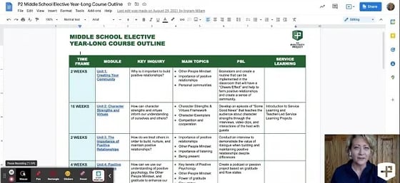 Play "Overview: P2 Middle School Elective" Video