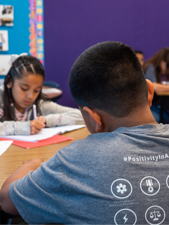 Two students in a P2 session