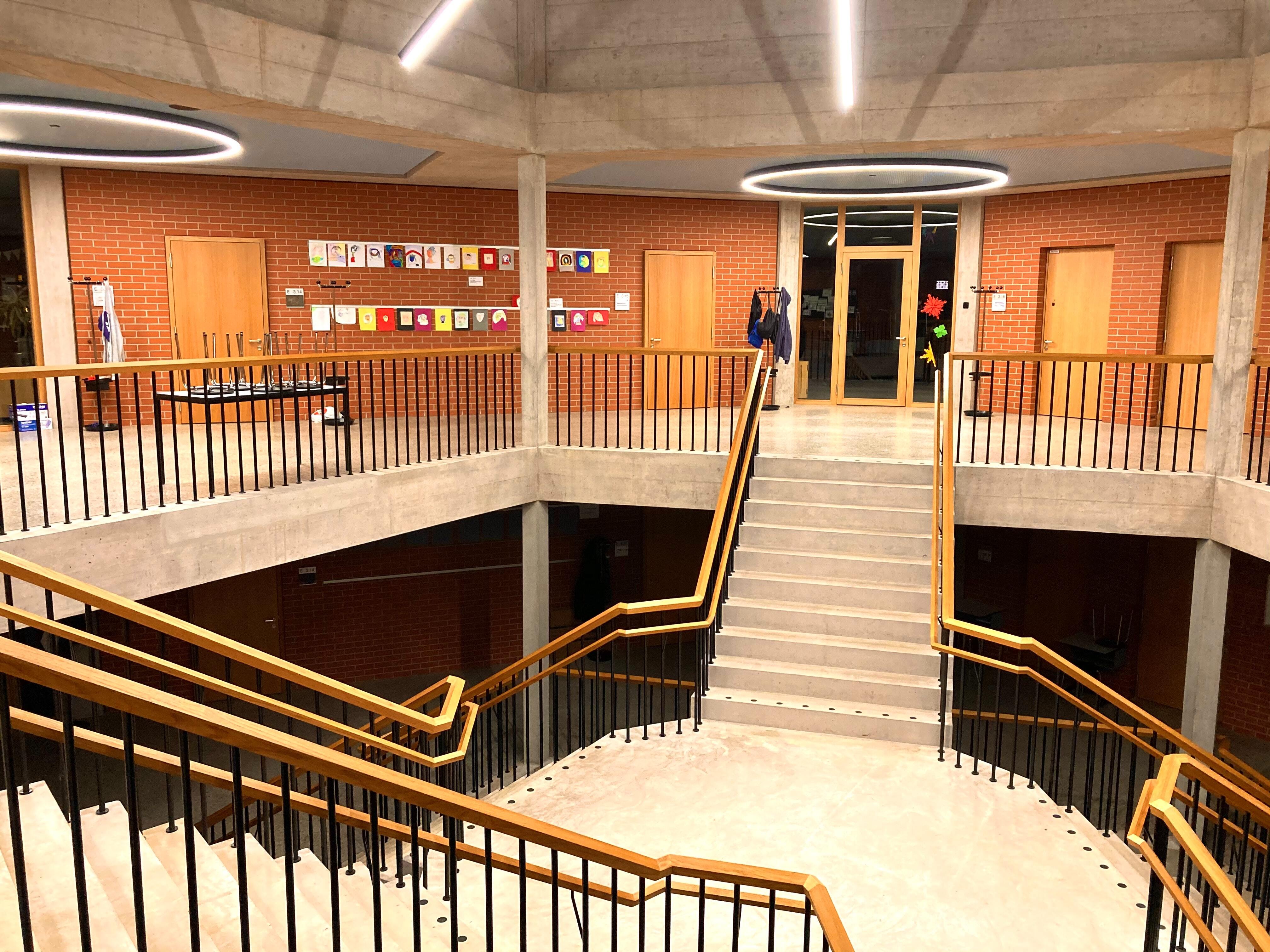 School Hall and Stairs