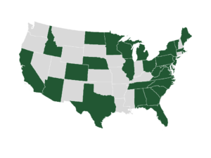 Map of Positivity Project in 2024