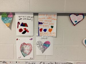 kindness activities on the wall