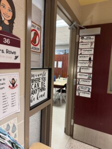 The Positivity Project Signage at Hill View Elementary