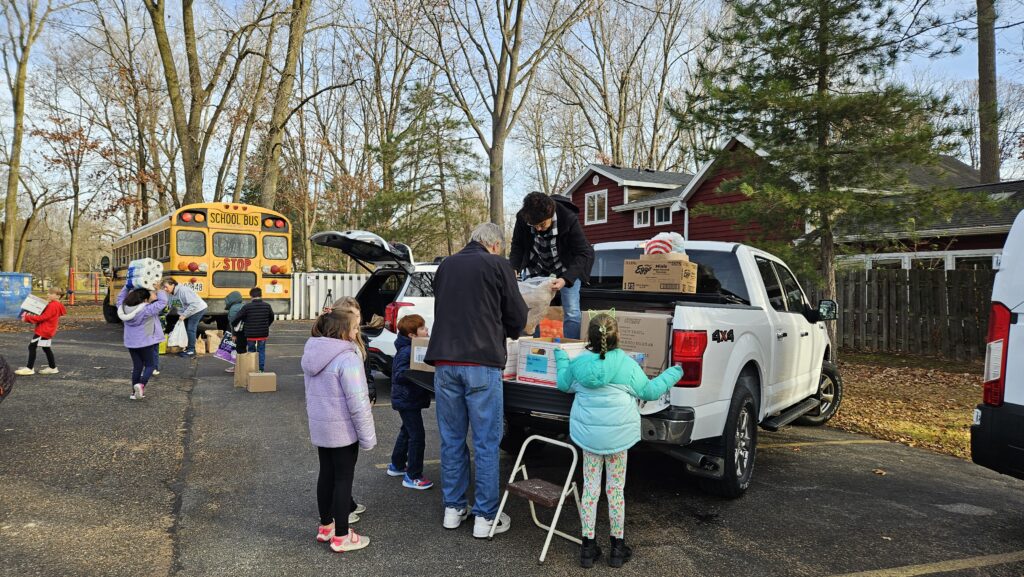 Sylvan Elementary food drive