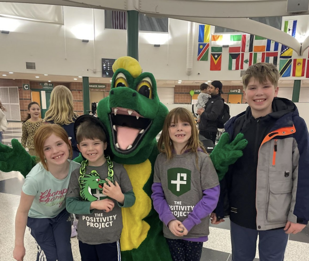Lake Orion students at their P2 Palooza family assembly