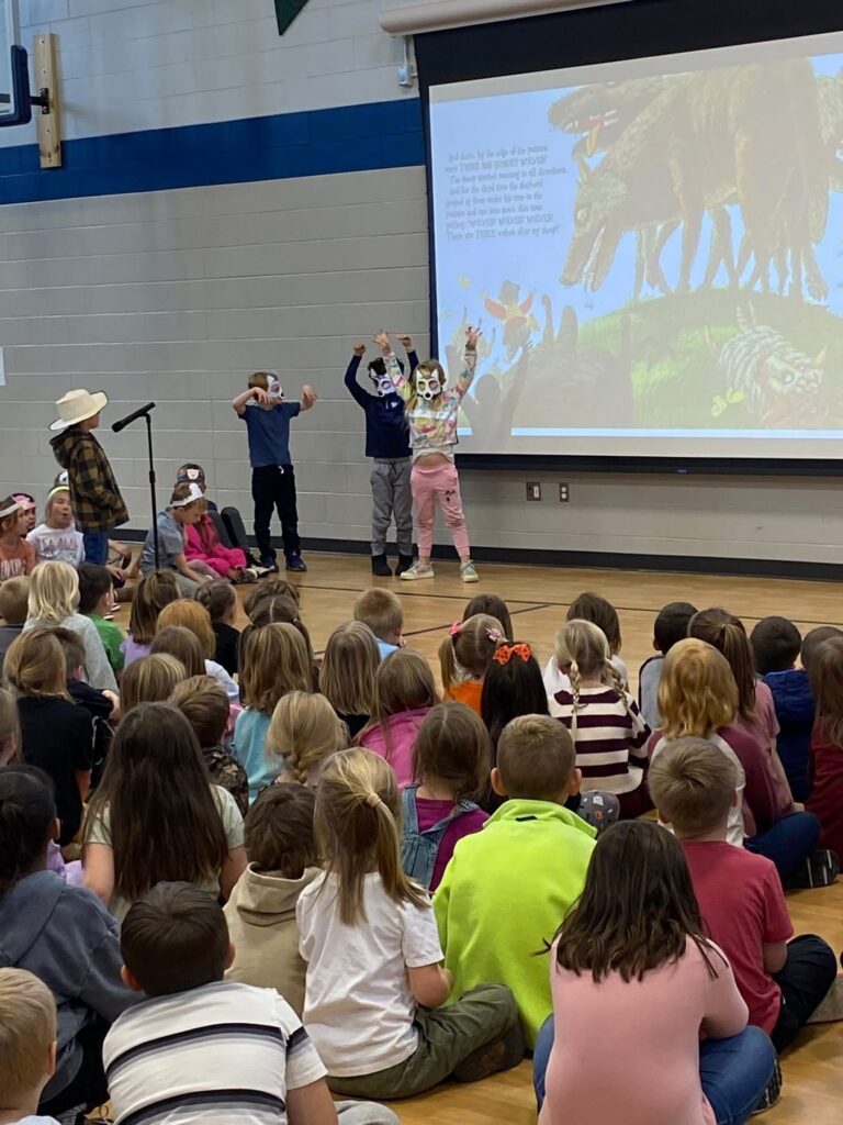 P2 Reading Assembly at Schickler Elementary