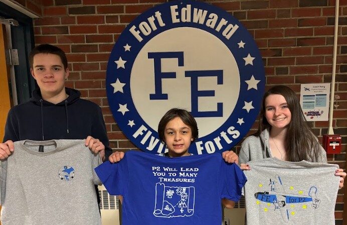 Student Winners of the Fort Edward T-Shirt Design Contest