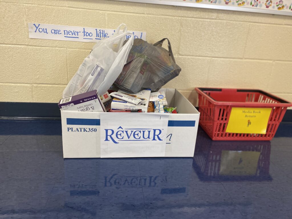 House system canned goods collection