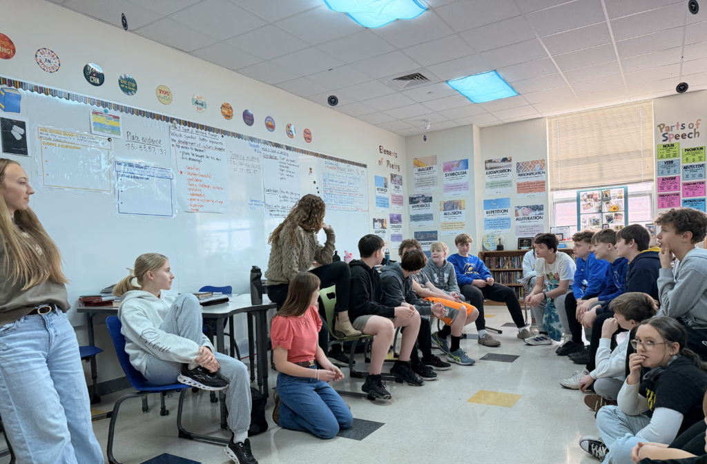 restorative circles at mount pleasant middle school using P2