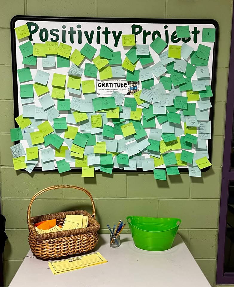 wall-of-green-post-cards