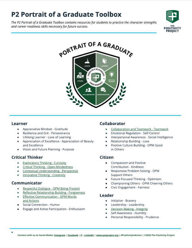 Portrait of a Graduate Toolbox